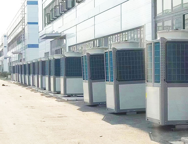 山东临沂空气能热水器热泵案例